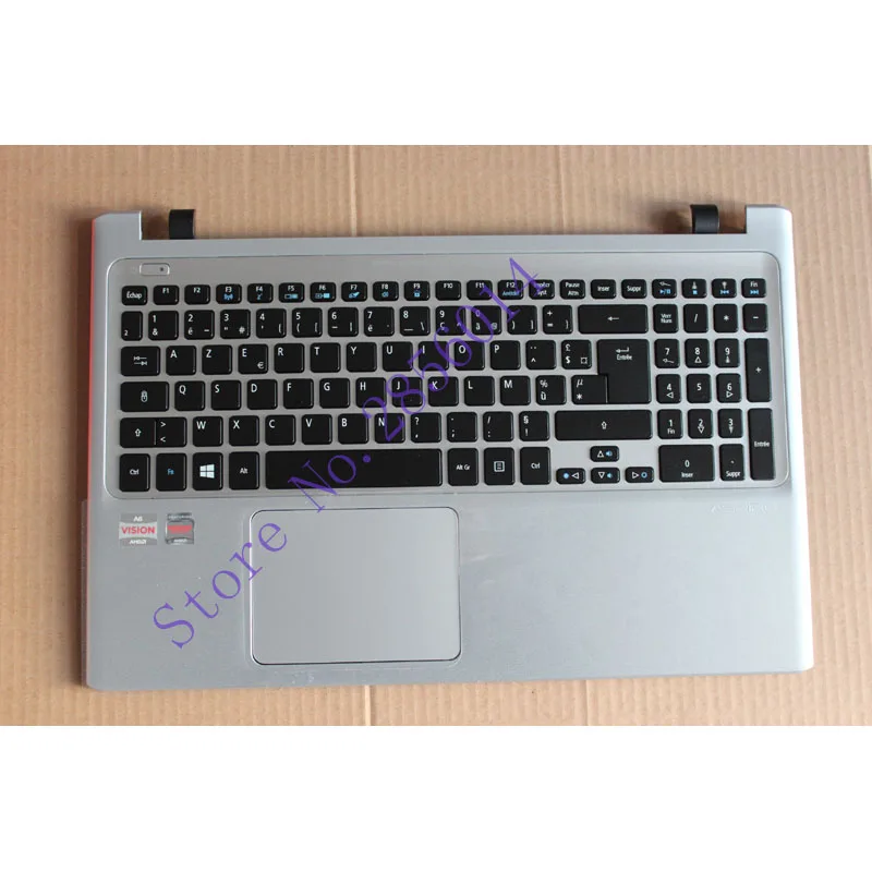

French Laptop keyboard For ACER Aspire V5-551G Backlight with touchpad Palmrest Cover FR