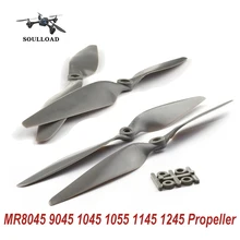 RC Hélices de Avião Quadcopter CW/CCW 2 Pares MR8045 9045 1045 1055 1145 1245 Hélice Props Quatro Eixos Eixo Multi