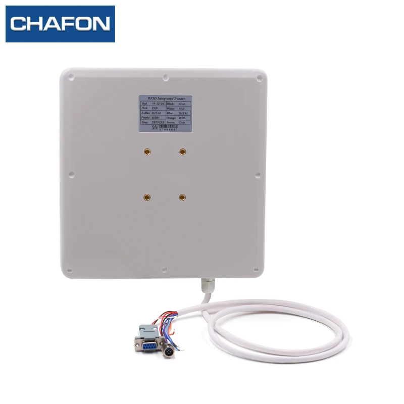 CHAFON UHF rfid считыватель карт 6 м длинный диапазон 7dbi антенна RS232 RS485 Wiegand26 считыватель с бесплатным SDK для управления парковкой