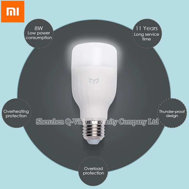 Original-Xiaomi-Mi-Yeelight-LED-Bulb-WIFI-Remote-Control-by-Smartphone-White-Eyecare-Smart-Bulb-Adjustable