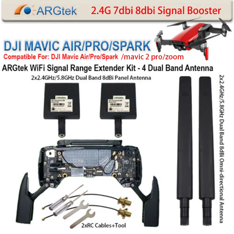 Комплект антенн с дистанционным управлением mavic 2 pro для DJI Mavic Pro Air/mini/Spark drone|Пульты