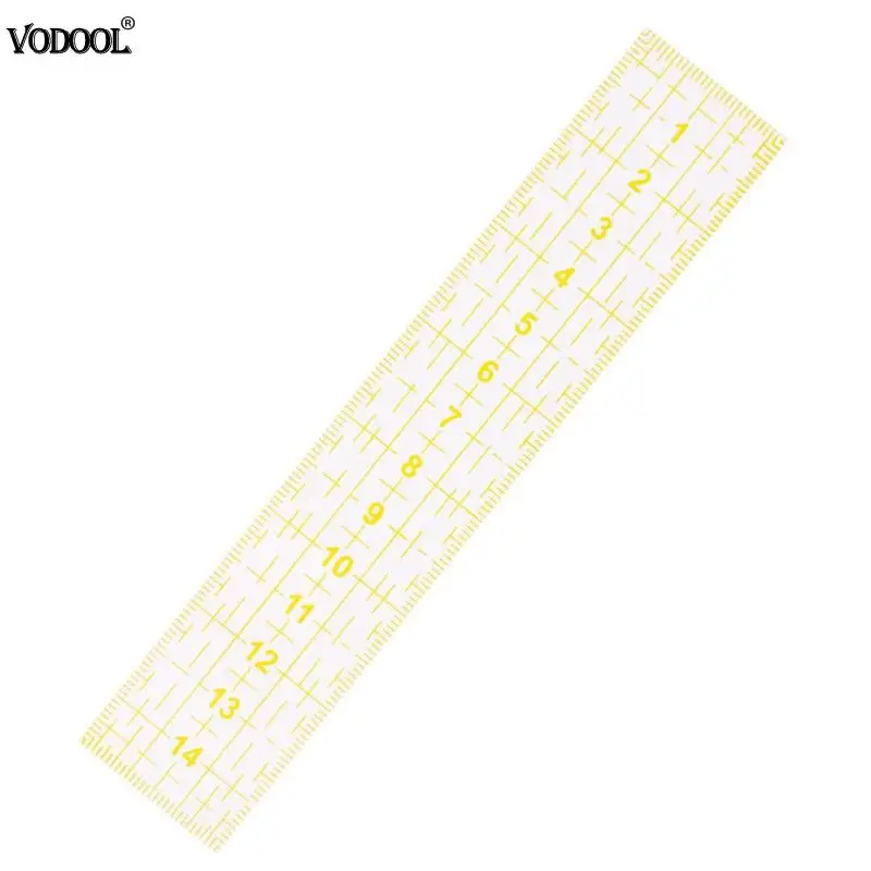 VODOOL многофункциональная прямая Линейка для рукоделия 15 см пластиковая домашнего