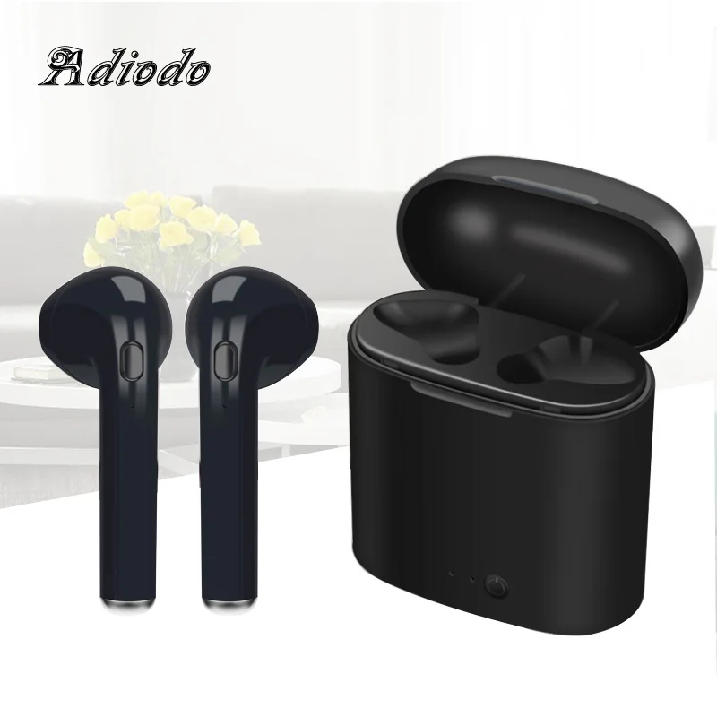 

In-Ear Bluetooth headset i7s tws i9 earphone Super Bass Earbuds hand free earpieces with charging box Headphones for cell phone