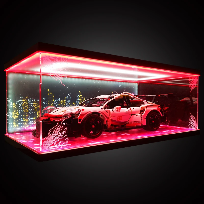 Акриловый чехол для дисплея lego Porsche 911 RSR 42096 technic строительные блоки игрушки