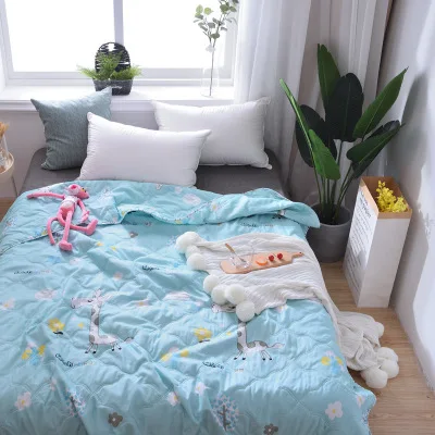 Новые постельные принадлежности мультфильм покрывала для одеяла для двойной кровати покрывало одеяло ing Фламинго летнее одеяло одеяла подходит для взрослых детей - Цвет: 5