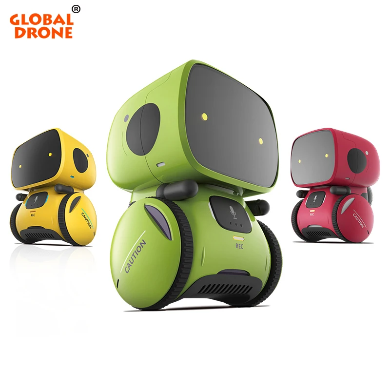 

Global Drone GW-A1 RC Robots for Kids Dance Music Recording Dialogue Touch-Sensitive Robot Toy Birthday Christmas Gifts