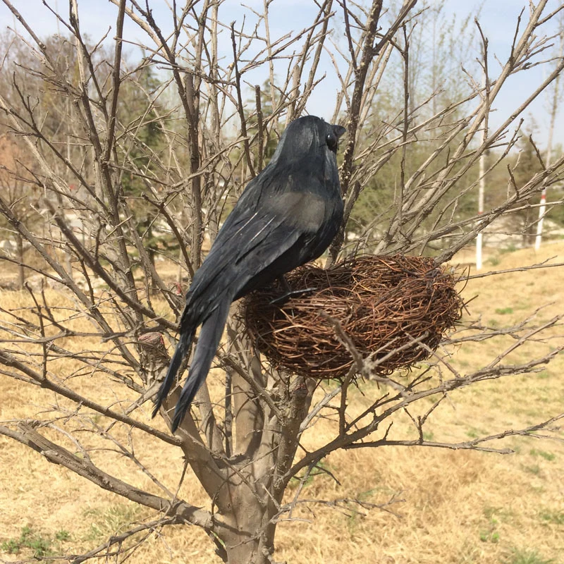 Simulation-Of-Small-Artificial-Crow-Black-Bird-Raven-Prop-Decor-Hunting-Decoy-Garden-Crows-Scare-Decoy-Halloween-Display-Event-Party-Supplies-HG0583 (4)