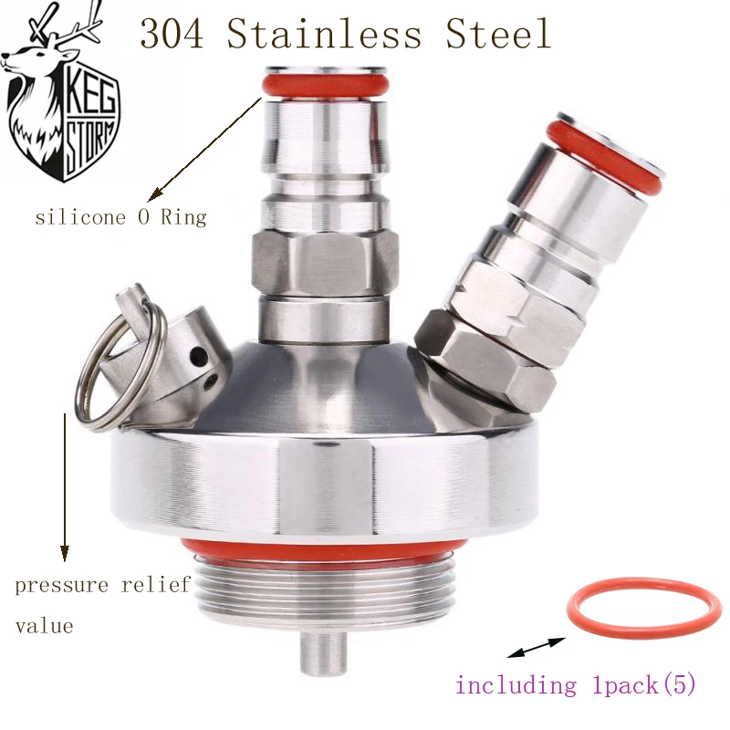 Mini Keg Tap Dispenser KEG STORM 304 Stainless Steels For 2L/3.6L/5L/8L Bar AccessoriesBar