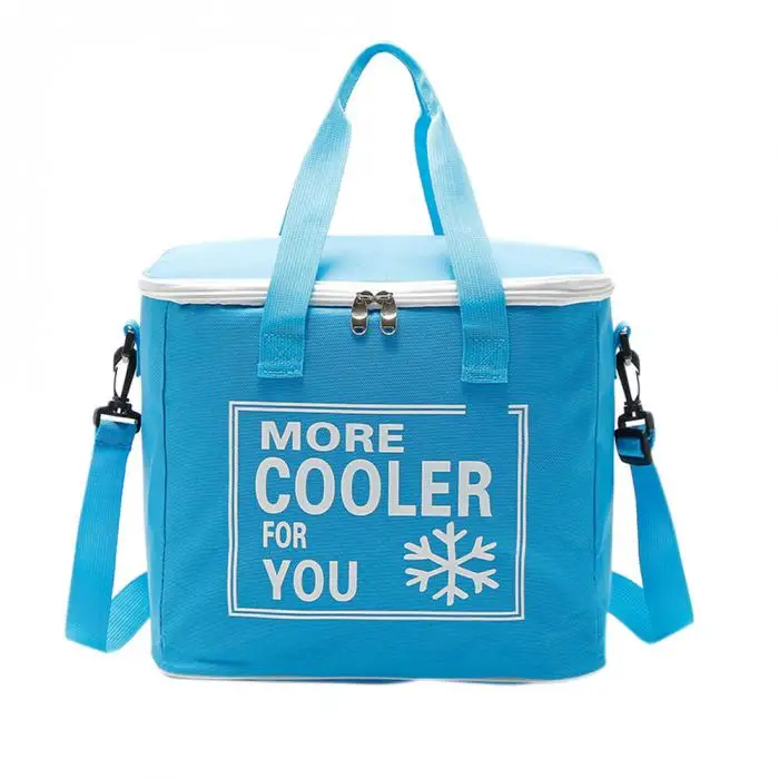 20L сумка для пикника на открытом воздухе, сумки-холодильники, ткань Оксфорд, водонепроницаемая, с изоляцией, для ланча, холодная коробка, EDF88