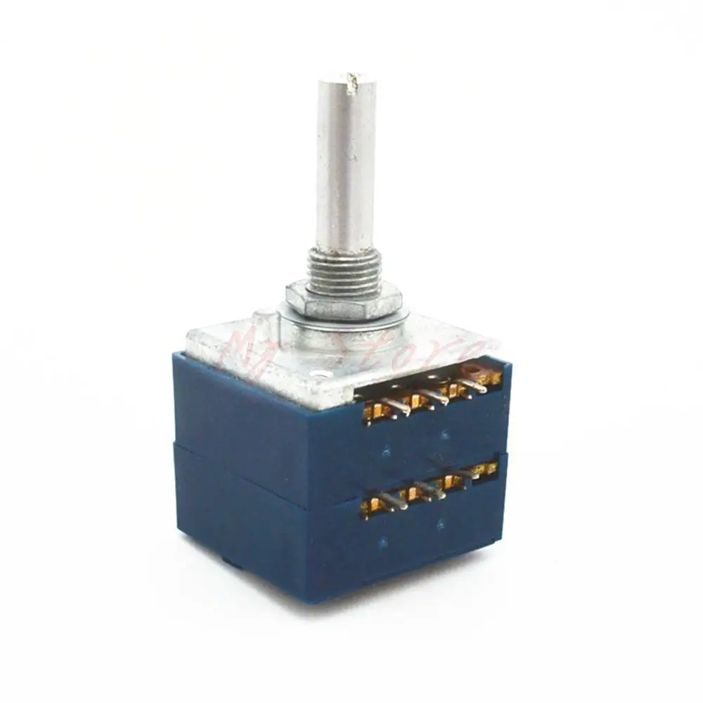 

Japan ALPS RK27 6MM double volume potentiometer 10K 20K 50K 100K 250K round handle