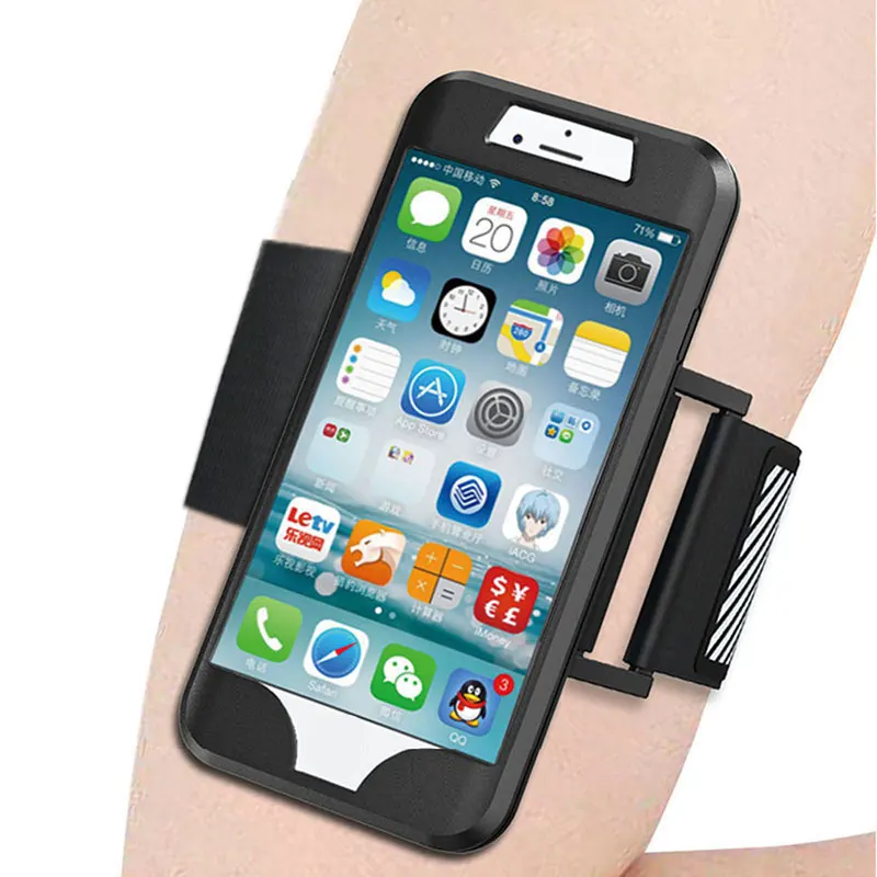 2 in 1 Detachable Sport Armband Phone Case Bag for iPhone X Running GYM Arm Band Belt Cover Case for iPhone 7 8 Plus (4)
