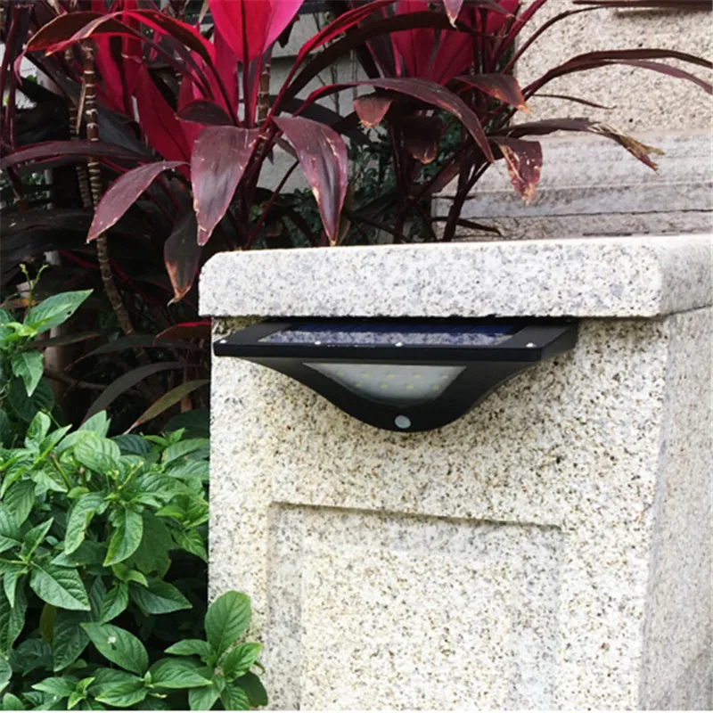 

Energy Saving 15 led LED Solar Panel Wall Street Light Waterproof Outdoor Garden Landscape Lamp Super Bright Body Sensor Garland