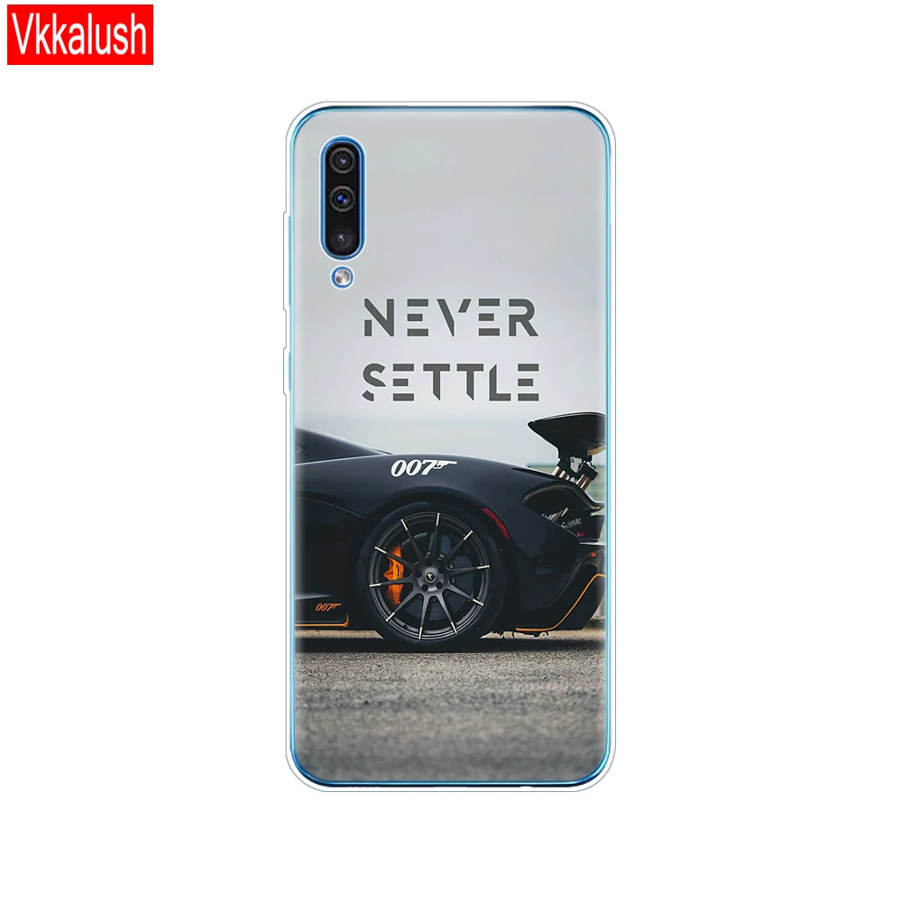 Силиконовый прозрачный чехол для Samsung Galaxy A50, чехол для телефона Samsung a50 A505 A505F SM-A505F, мягкий чехол 6,4 - Цвет: 80037