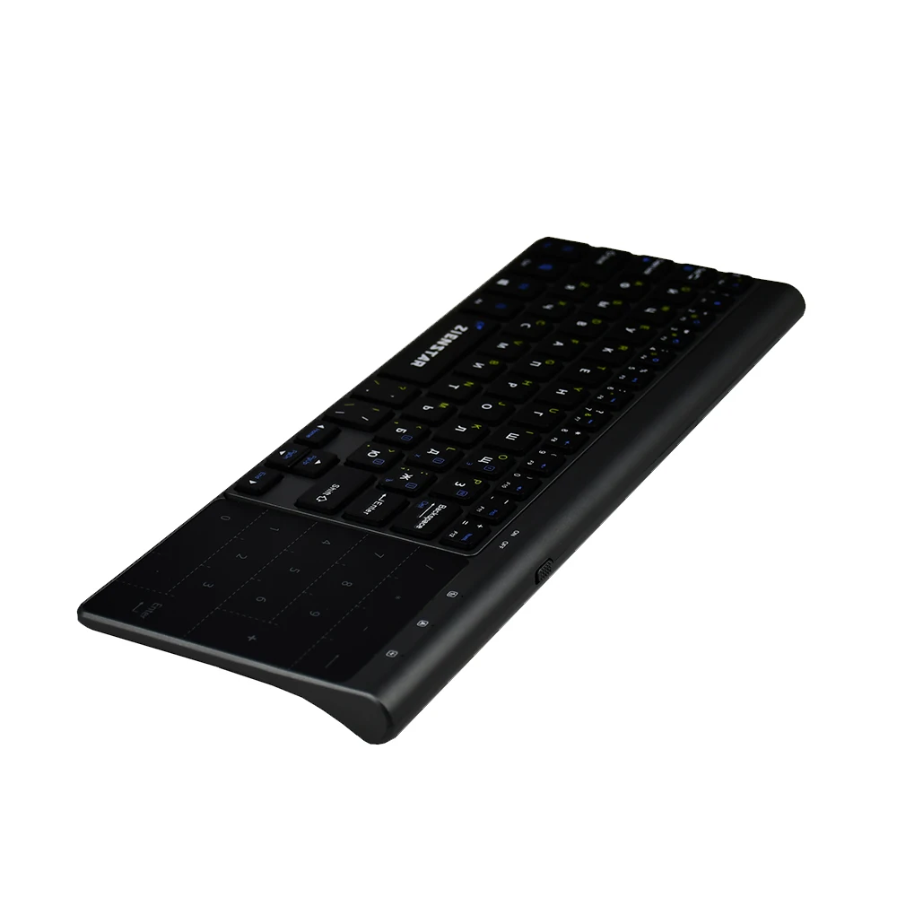 Беспроводная мини клавиатура Zienstar для Windows ноутбуков Ios Smart TV HTPC IPTV