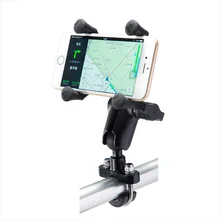 Unbranded OEM Motorcycle Handlebar Rail Mount X Grip Holder for Cell Phone Holder iPhone 7 7