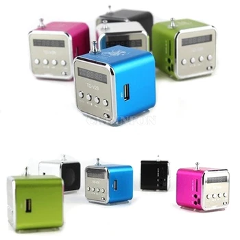 

100Pcs/Lot Hot Micro SD TF Mini USB Speaker Music Player Portable FM Radio Stereo PC MP3