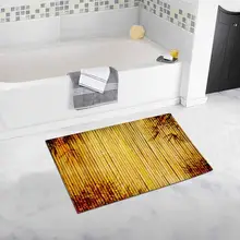 Светильник из бамбука в стиле кантри отлично подходит для любого проекта рамка из бамбуковых листьев деревенский дом мягкий коврик для ванной комнаты