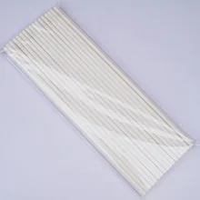 20 см длина 4 мм диаметр белый торт из леденцов палочки двойной сахар торт леденец палочки 50 шт