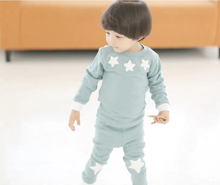 Пижамы для мальчиков и девочек Детские пижамные комплекты в Корейском стиле с изображением Человека-паука и цветов Детская одежда для сна пижамы для малышей, Размер 90-150