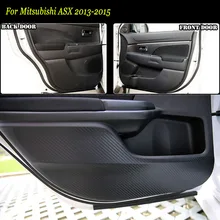 Teeze 4 шт. новые межкомнатные двери из углеродного волокна боковой край анти-защита от ударов наклейка для Mitsubishi ASX