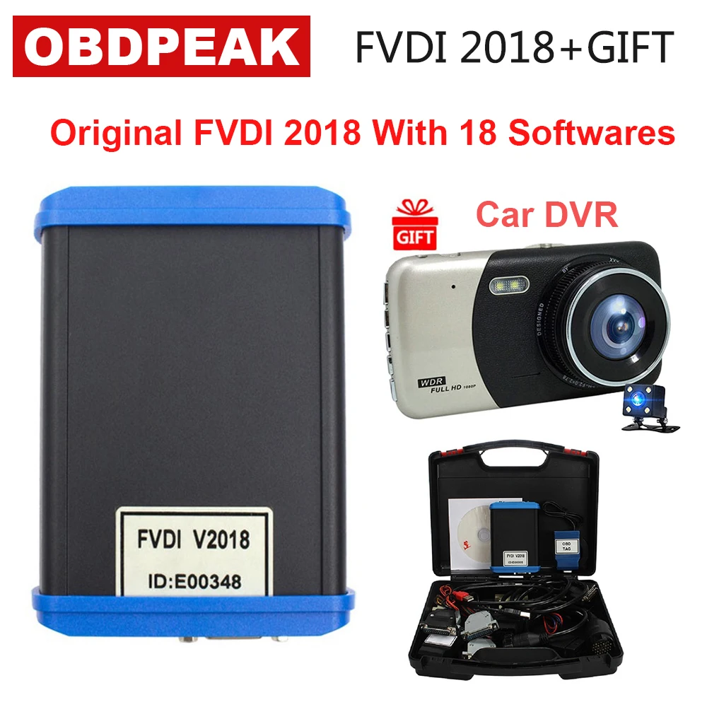

2018 Original FVDI 2018 Diagnostic Tools Full Version No Limited FVDI Commander No Limited Covers FVDI 2014 2015 GIFT CAR DVR