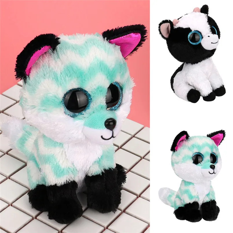 

2018 Hot Sale Plush Toys Big Eyes Plush Animals Doll Babies Stuffed Soft Toy for children peluche ty beanie boos gudetama Z#