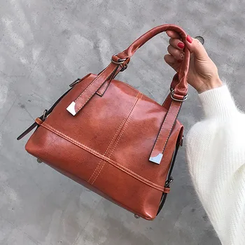 

Hot Selling 1 Pcs Women Shoulder Crossbody Bag Large Capacity PU Zipper Solid Color for Mobile Phone -B5