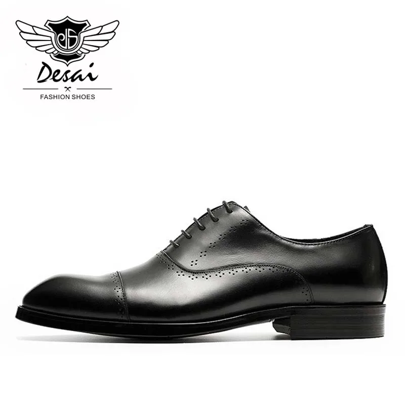 Esculpida Homens Black Do 2018 Genuíno Novo Brogue Sapatos De Couro Apontou Dedo Desai Hairstylist Britânico Red wine Pé Styel Casamento Retro IqUBa1