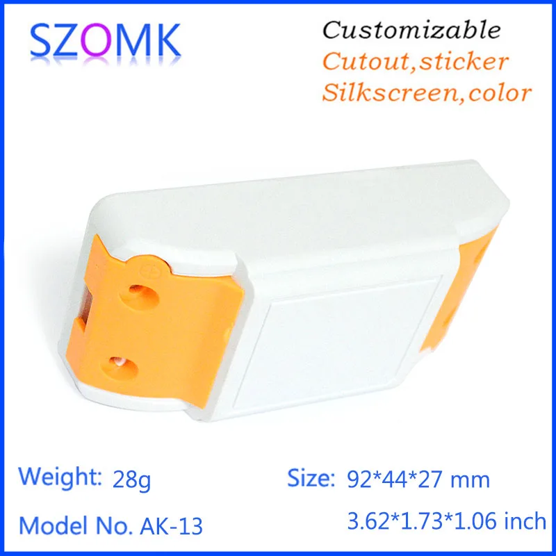 

10piece a lot hammond plastic box 95*45*28 MM plc enclosure abs box standard enclosure , electronics pcb cabinet