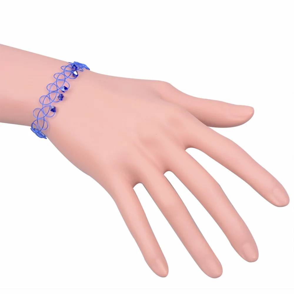 Bracelet Jewelry Boho Bracelets For Women Crystal Beads Stretch Tattoo Fish Line Charm Bracelet Female Jewelry Armband