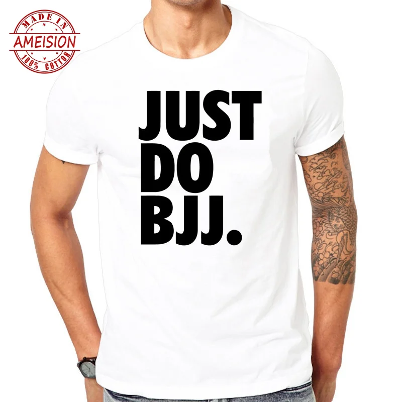 Just Do Bjj бразильская джиу-джитсу популярные футболки для парней 2019 футболка с коротким рукавом с футболкой удобные футболки для мужчин