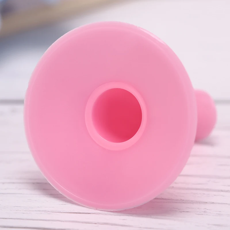 1 шт. 3D мягкий дизайн ногтей розовый палец Поддержка Подставка держатель для геля Лак Цветочный Рисунок покрытие салонные аксессуары