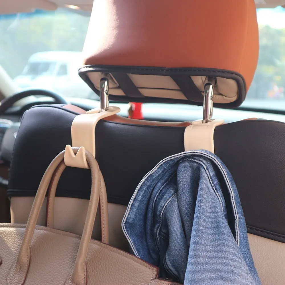 Car Seat Headrest Hanger Holder Hook Auto Fastener Clip (10)