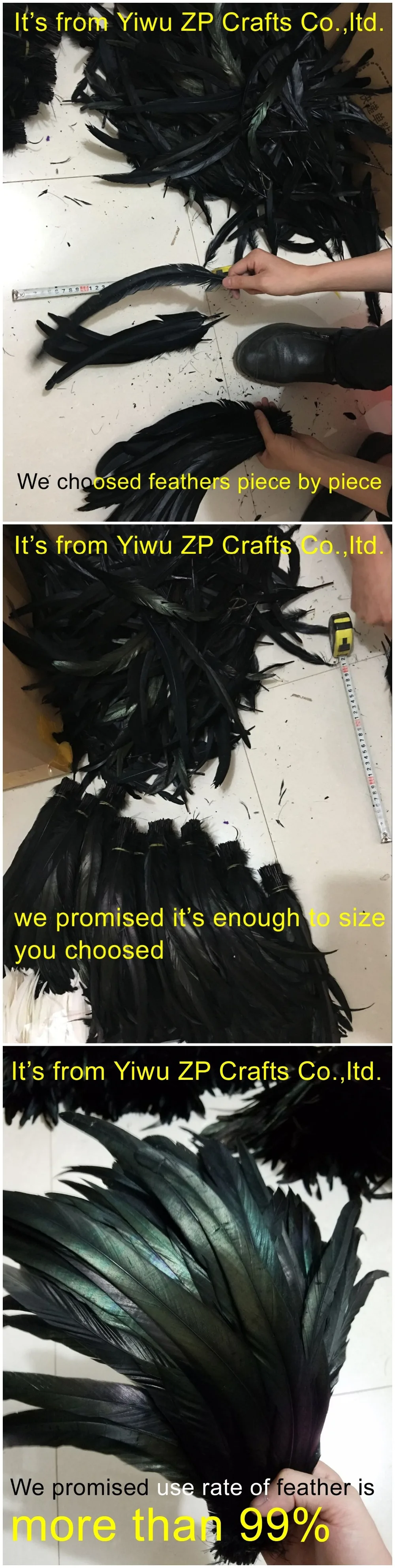 1 Hand Select Feather style  