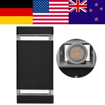 

1Pc Double Up and Down Wall Light Indoor Outdoor Home Bedroom Decor Lamp LED Bulbs Included modern wall light deco hogar