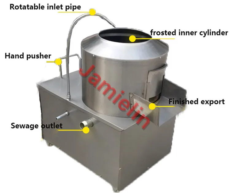 electric potato peeler machine
