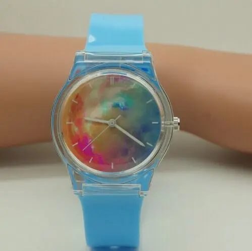 Уиллис водонепроницаемые часы унисекс Для женщин Для мужчин Звездное воздушное пространство детские часы маленькая Звездные наручные часы особый подарок на день рождения 10 видов цветов Y15 - Цвет: 9