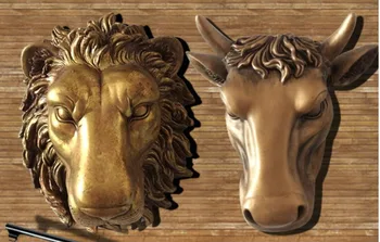 

Colophony animal head wall is hanged adorn the wall of TV sofa sitting room Craftwork of sea birds Home wedding dies