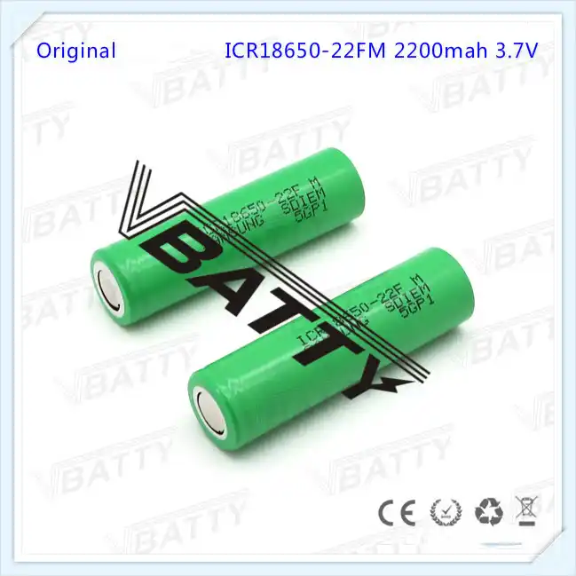 2 шт./лот дешевая батарея для Samsung ICR18650 22FM 18650 2200mah 3 7 V литий ионная аккумуляторная