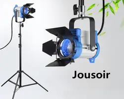 Френеля Вольфрам 300 Вт фотографические свет для Камера Совместимость + лампа + шторки для студии видео оборудования CD50