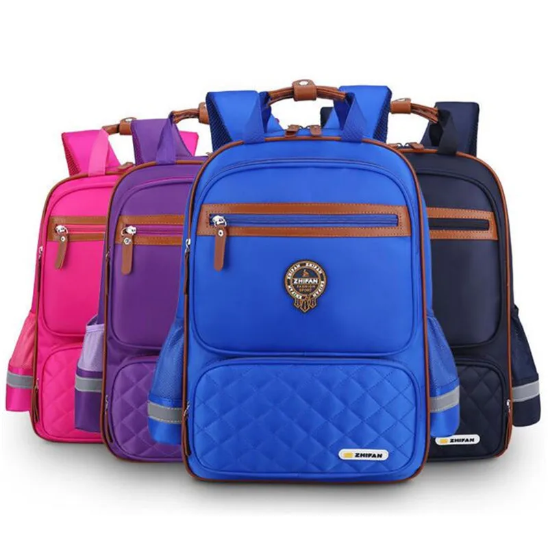 

HOT New waterproof nylon bag pupil male girl 1-3-4 - grade 6 children backpack school bag high grade travel bag Free shipping