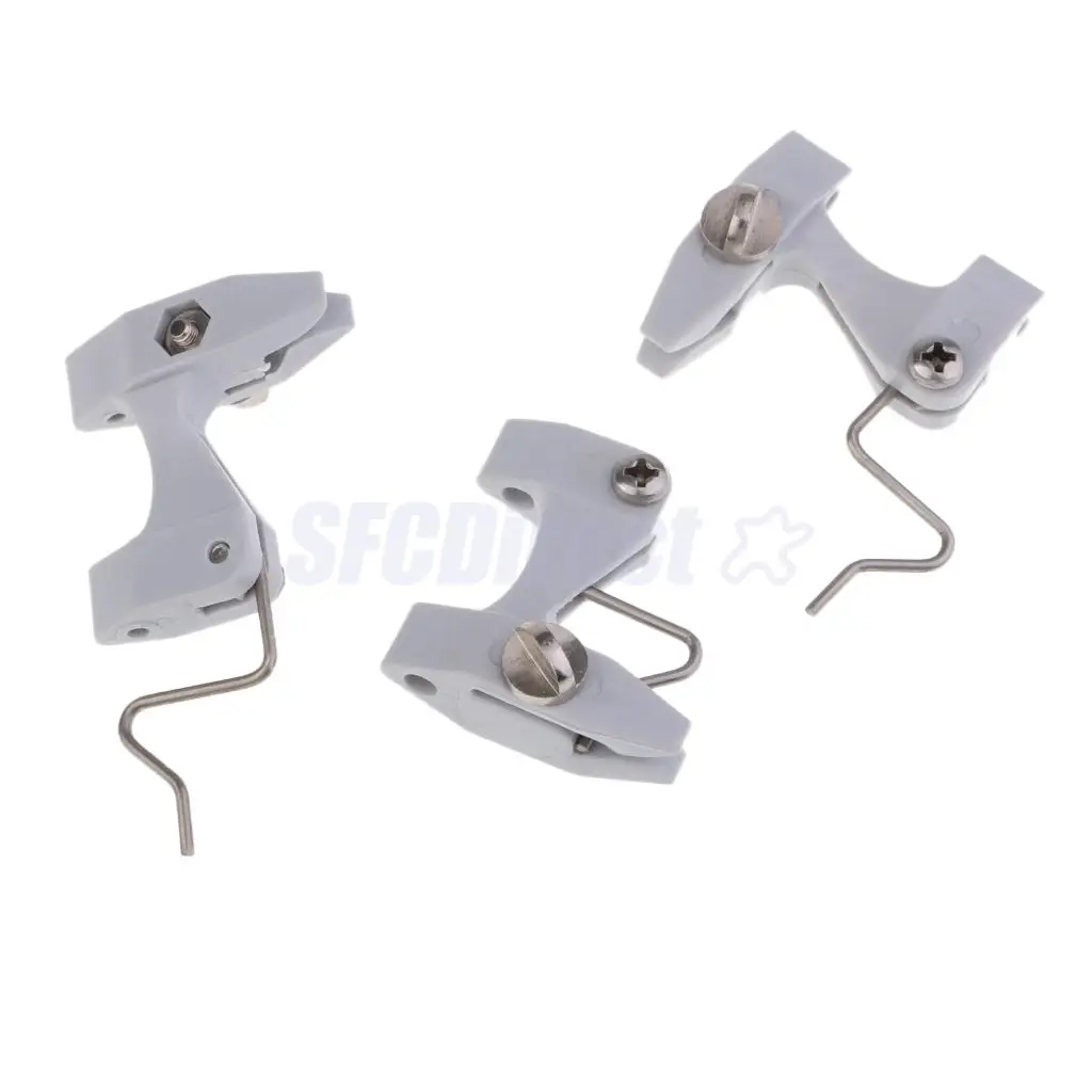3pcs Clip Line Release Downrigger Outrigger Kite Power Grip Release Clips for Boat Kayak Fishing