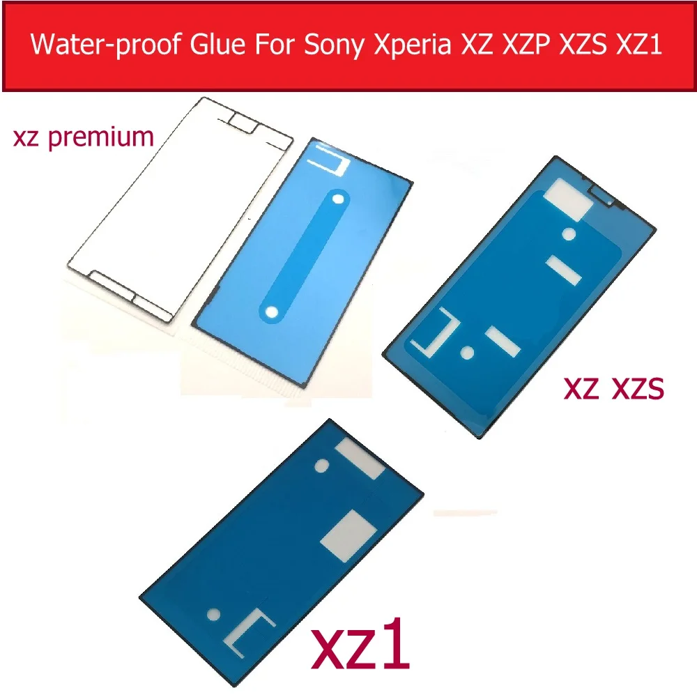 Передний ЖК-дисплей водонепроницаемый клей для sony Xperia XZ Premium XZ XZS XZ1 задняя крышка клейкая лента наклейка Замена