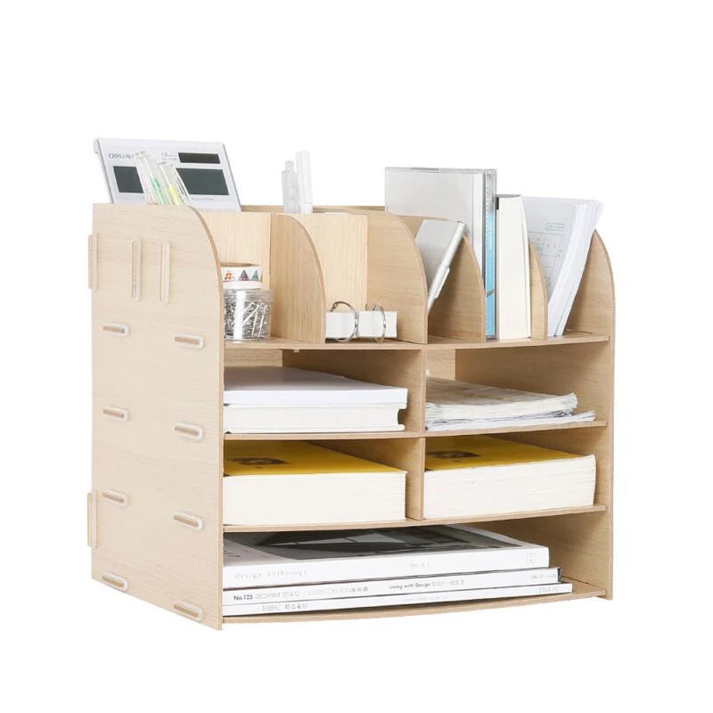 diy-wood-hand-made-desk-organizer-office-school-supplies-desk-accessories-organizer-13-blocks-file-tray-book-holder-storage-tray