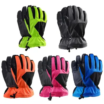 

1058 Ski Gloves Winter Warm Riding Waterproof Coldproof Padded Thickened Cycling Anti-slip Outdoor Gloves For Men And Women