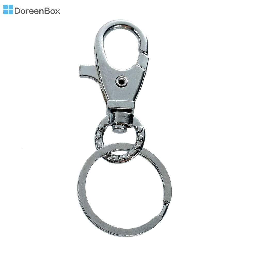 

Doreen Box hot- 5 PCs Lobster Clasp Key Chains&Key Rings 70mm (B05108)