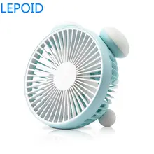 LEPOID ручной вентилятор мини-вентилятор Скорость регулируемый USB вентилятор с светодиодный свет для девочек женщина для дома офиса улицы путешествия