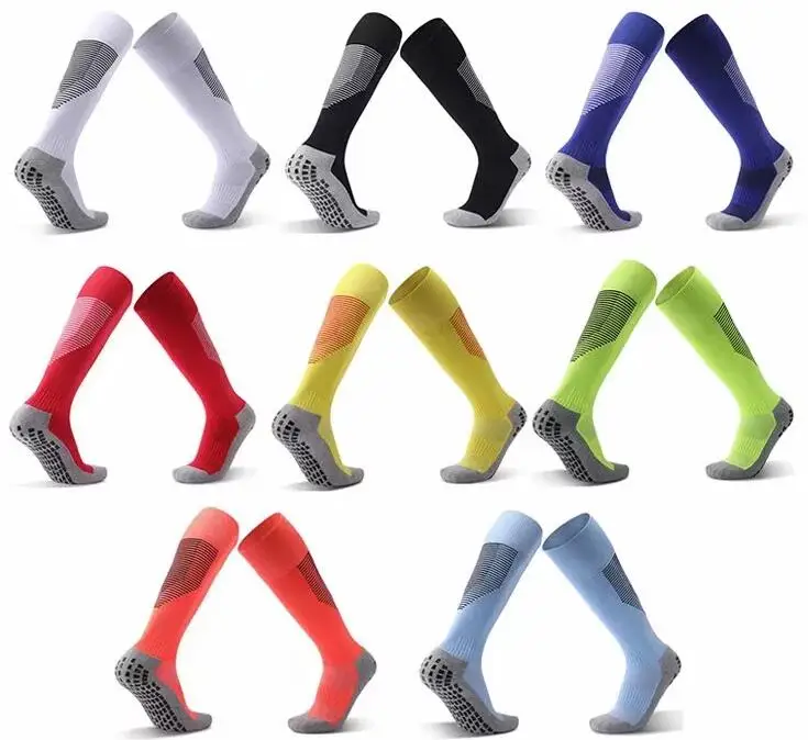 

Men Football Anti-skid Knee Socks Soccer Socks Sport Stockings Running Bottom Thick Towel Football Socks Thai quality