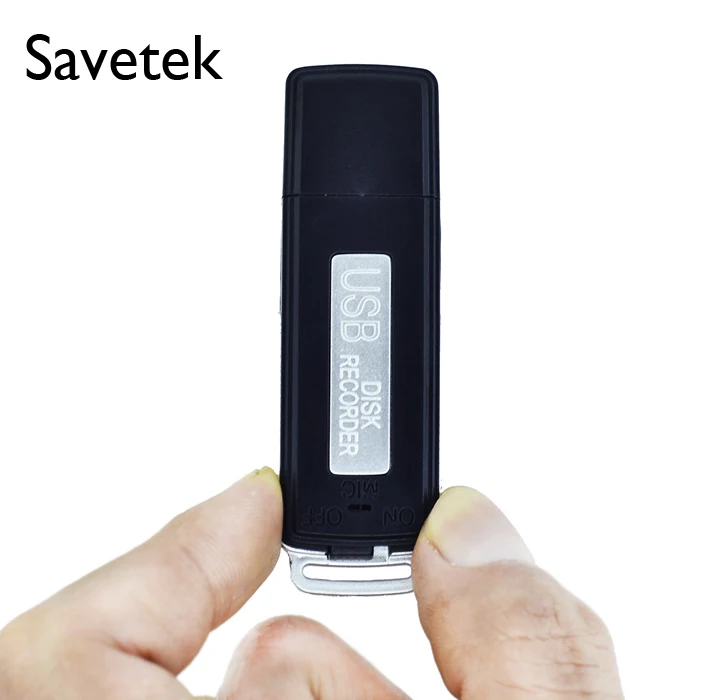 Savetek 2 в 1 Мини USB ручка 8 ГБ 16 ГБ цифровой Аудио Диктофон с USB устройством One Touch запись 384 кбит/с