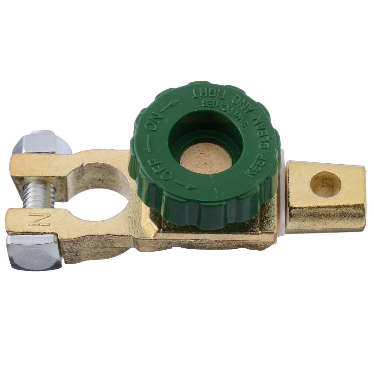 Car Auto Battery Terminal Link Quick Cut-off Disconnect Master Kill Shut Switch Zinc Alloy Copper Plating Battery Cut Off Switch